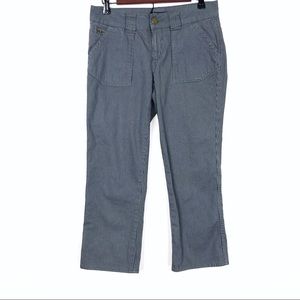 Gap striped capris women’s size 4